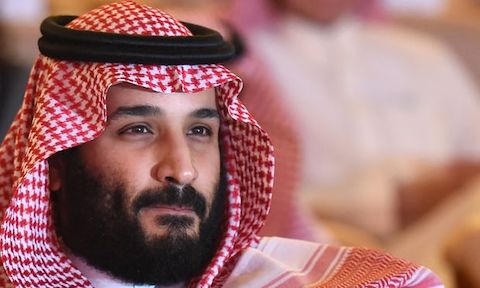 Crown prince Mohammed bin Salman’s two-day visit to the UK includes a trip to see the royals at Windsor. Photograph: Fayez Nureldine/AFP/Getty Images