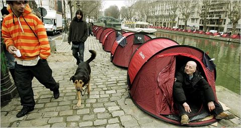 french homeless