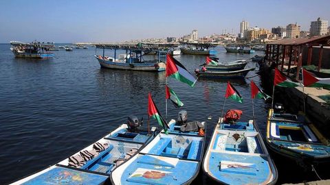 Gaza fishing zone