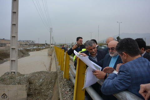 بازدید قاضی سراج از مناطق سیل‌خیز تهران